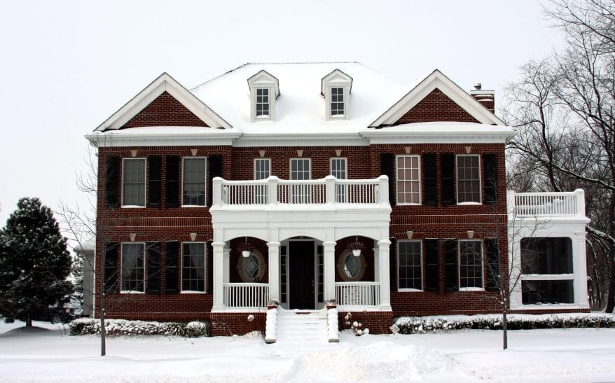 Victorian House Winter