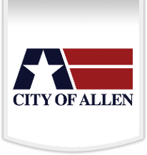 logo for the city of allen tx