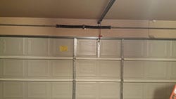 A brand new garage door installed at 3008 Red Cedar Dr McKinney Texas by Action Garage Doors professional install and repair technicians