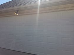 Action Garage Doors installed this new residential steel garage door at 1413 daventry dr Desoto Texas and also repaired it.