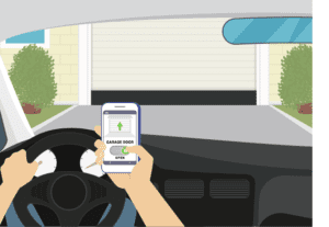 smart garage door controlled by a smart phone smart garage door controlled by a smart phone