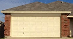 Action Garage Door was called to this home in White Settlement Texas to repair and install a new steel garage door using professional technicians